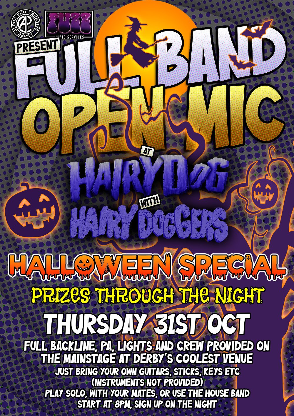 Full Band Open Mic Halloween Special