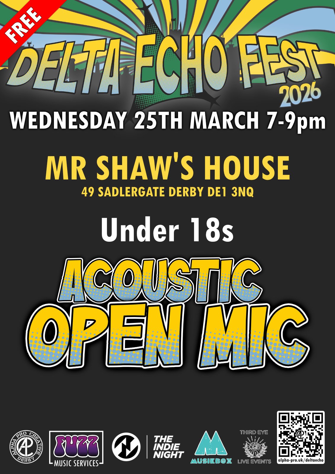 DEF Wednesday Open Mic Mr Shaw's